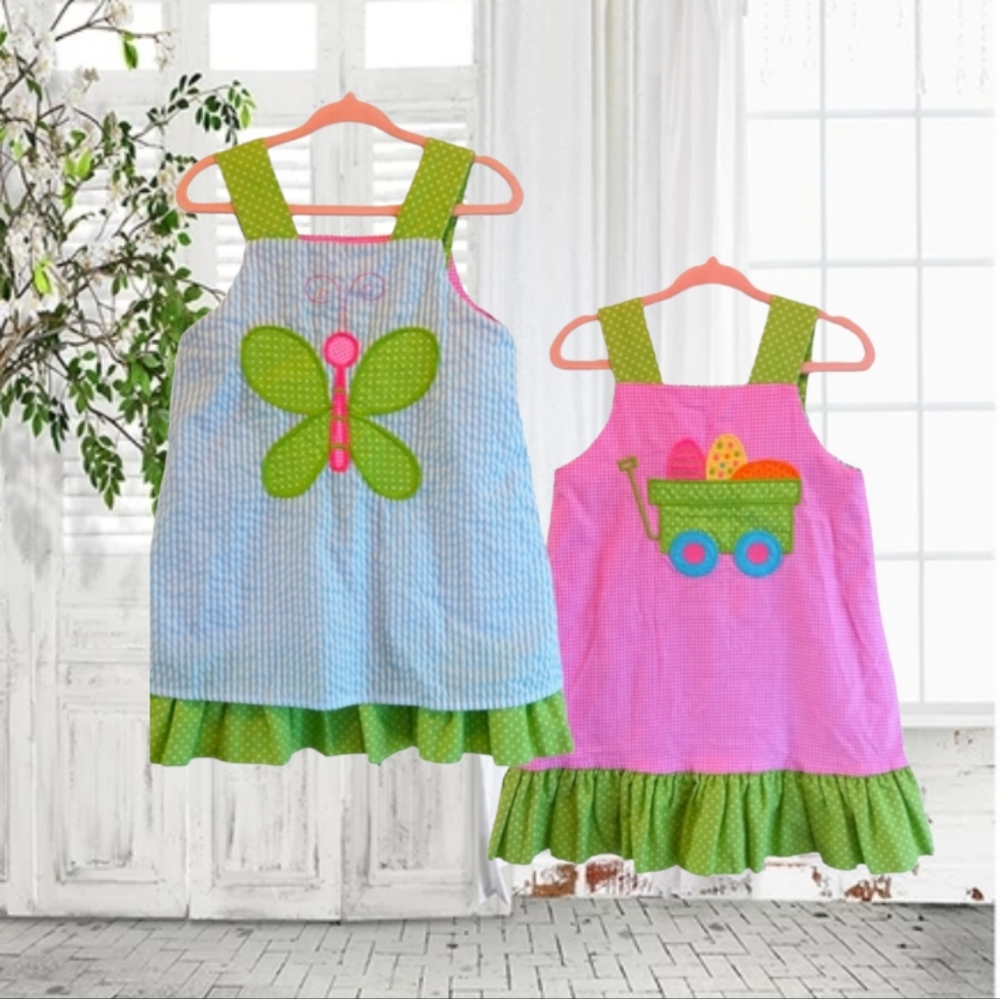 Girls The Bailey Boys Reversible Dress Sz 3